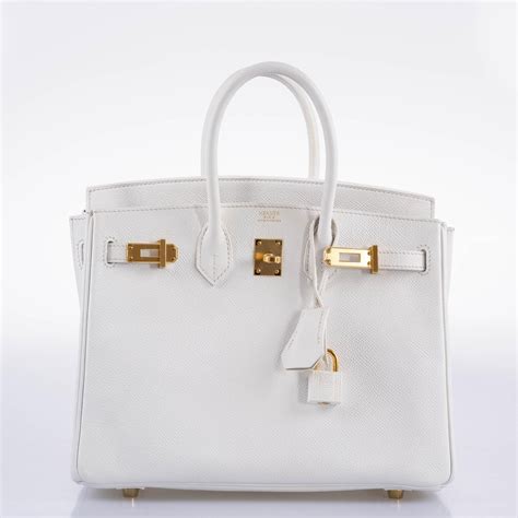 hermes birkin 25 white.